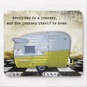 Vintage-Wohnwagen-Shasta-Journey-Mauspad Mousepad