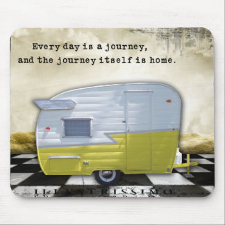 Vintage-Wohnwagen-Shasta-Journey-Mauspad Mousepad