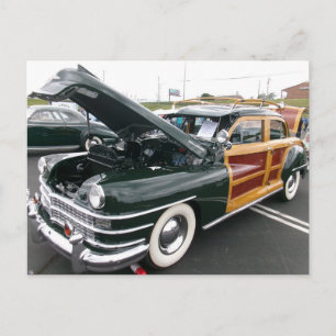 Vintage Woody Postkarte