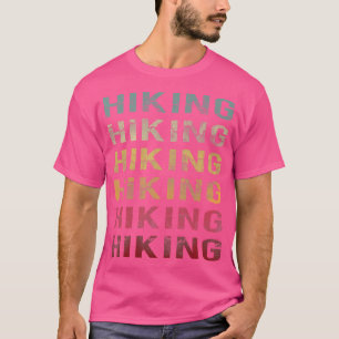 Vintage Word Retro gestörte Wandern Liebe T-Shirt
