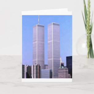 Vintage World Trade Center Zwillingstürme NYC Post Karte