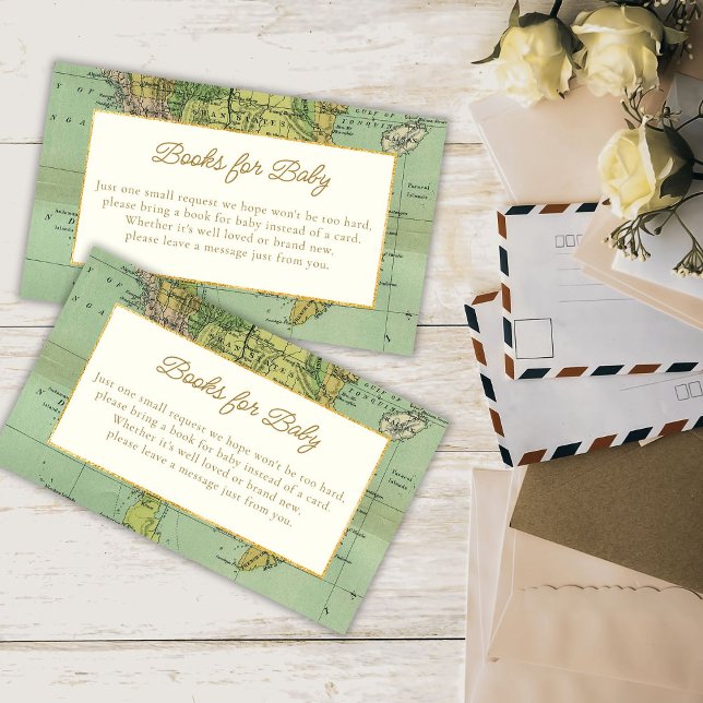 Vintage World Travel Baby Shows Begleitkarte (Von Creator hochgeladen)