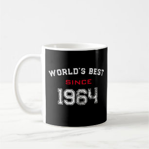 Vintage World's Best seit 1964 60. Geburtstag Kaffeetasse