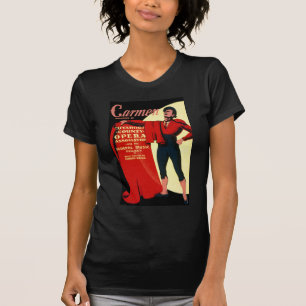 Vintage WPA Federal Music Project Opern Carmen T-Shirt