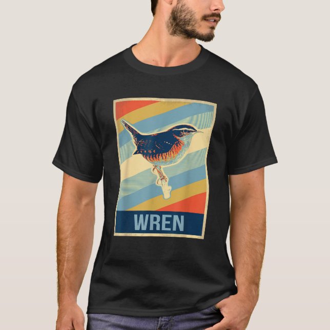 Vintage Wren  T-Shirt (Vorderseite)