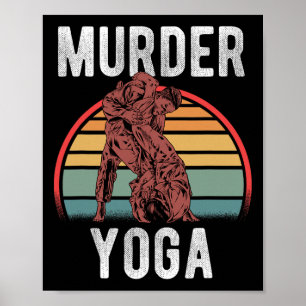 Vintage Wrestling Mord Yoga Whistler Humor _1 Poster