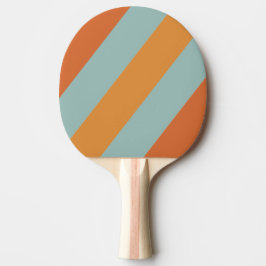 Vintage Wüste Blume fett gestreift Tischtennis Schläger