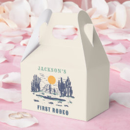 Vintage Wüste Western Wild West 1. Geburtstag Geschenkschachtel