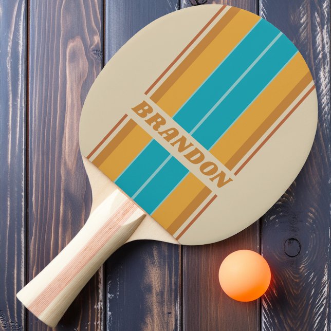 Vintage Wüstenräulenbretter mit Namen Tischtennis Schläger (Von Creator hochgeladen)