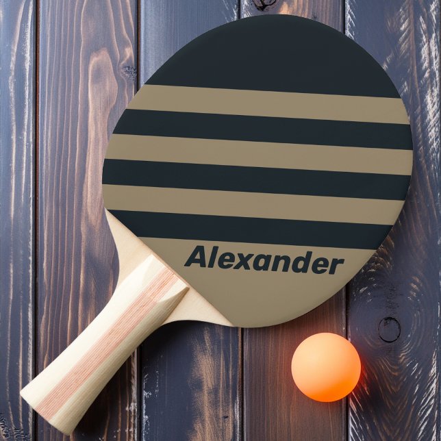Vintage Wüstenstreifen mit Namen Tischtennis Schläger (Von Creator hochgeladen)