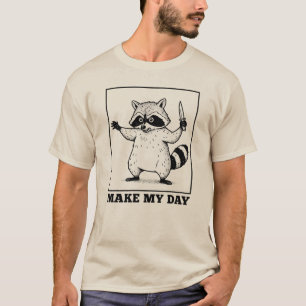 Vintage wütender Waschbär T-Shirt