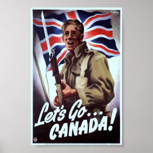 Vintage WW2-Propaganda Poster