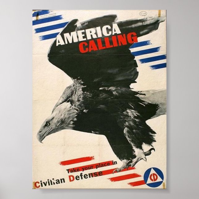 Vintage WW2-Propaganda Poster (Vorne)