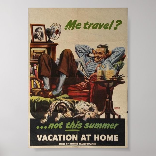 Vintage WW2-Propaganda Poster (Vorne)