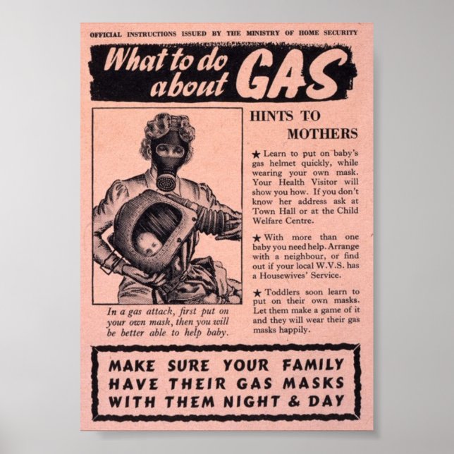 Vintage WW2-Propaganda Poster (Vorne)