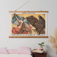 Vintage-WWI-Helden-Poster-Tapete
