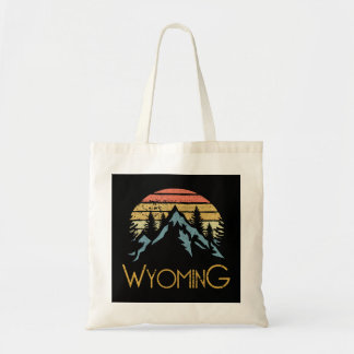 Vintage WY, Wyoming Berge Outdoor-Abenteuer  Tragetasche