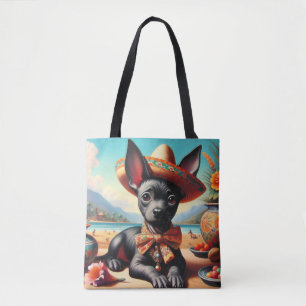 Vintage Xoloitzcuintle