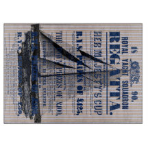 Vintage Yacht Regatta-Werbung