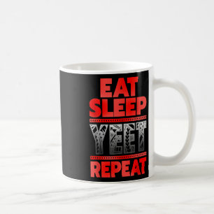 Vintage Yeet Bekleidung Herren Lustiger Spruch Eat Kaffeetasse