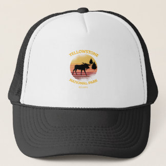 Vintage Yellowstone Elche Truckerkappe