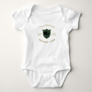 Vintage Yellowstone Nationalpark Baby Strampler