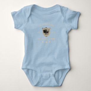 Vintage Yellowstone Nationalpark Baby Strampler