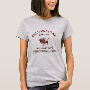Vintage Yellowstone Nationalpark T-Shirt