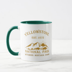 Vintage Yellowstone-Nationalpark Tasse