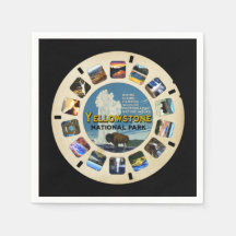 VINTAGE YELLOWSTONE NATIONALPARK THEMENPARTY
