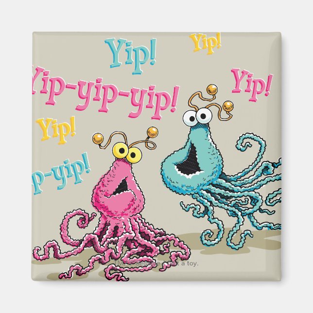 Vintage Yip-Yips Magnet (Vorne)