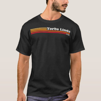 Vintage Yorba Linda California im Grafikstil der 8 T-Shirt