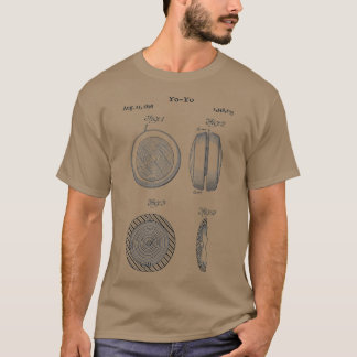 Vintage YoYo Blaupause Spielzeug YoYo Looping T-Shirt