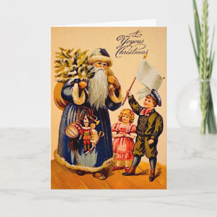 Vintage Yoyous Weihnachtskarte Feiertagskarte