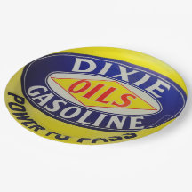 Vintage Zapfsäule Dixie Öle Benzin Hot Rod Ära