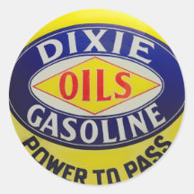 Vintage Zapfsäule Dixie Öle Benzin Hot Rod Ära