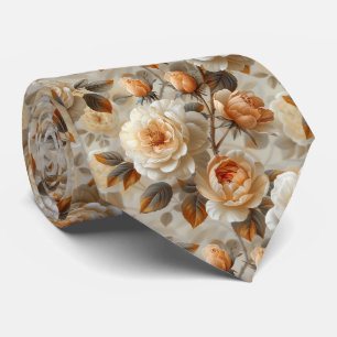 Vintage zarte Blumenmuster. Krawatte