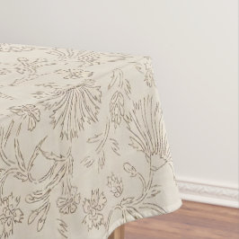 Vintage, zarte Nelken und wirbelnde Reben Tischdecke