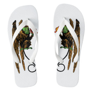 Vintage-Zauberer von Oz, Böser fliegender Affe Hut Flip Flops