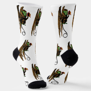 Vintage-Zauberer von Oz, Böser fliegender Affe Hut Socken