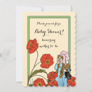 Vintage-Zauberer von Oz, Dorothy Toto, Babyparty Einladung