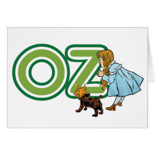 Vintage-Zauberer von Oz Dorothy Toto mit großen Bu