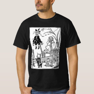 Vintage-Zauberer von Oz, Dorothy Toto trifft Vogel T-Shirt