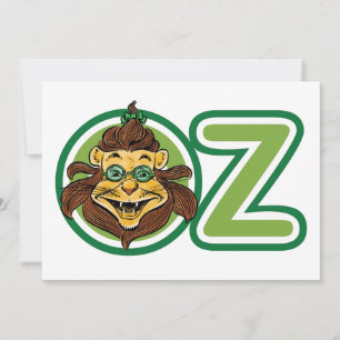Vintage Zauberer von Oz, Löwe im Buchstaben O