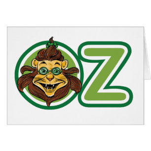 Vintage Zauberer von Oz, Löwe im Buchstaben O
