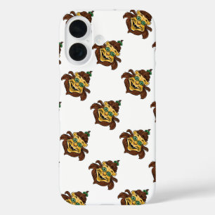 Vintage-Zauberer von Oz, Löwe trägt grüne Brille iPhone 16 Hülle