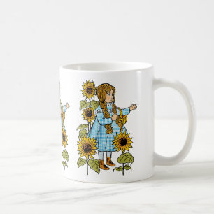 Vintage-Zauberer von Oz Märchen Dorothy Sonnenblum Tasse