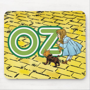 Vintage-Zauberer von Oz Märchen, Dorothy Toto Mousepad