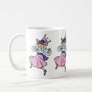 Vintage-Zauberer von Oz, süßes tanzendes Mädchen M Kaffeetasse