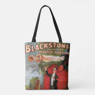 Vintage-Zauberplakat, Großer Blackstone-Magier
